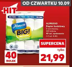 Kaufland Papier toaletowy 3-warstwowy 105 listków Almusso 40-pak oferta