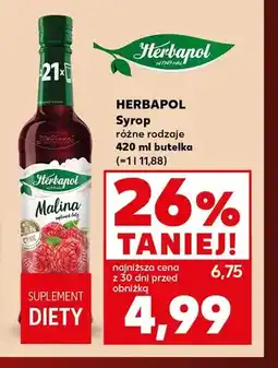 Kaufland Syrop malinowy Herbapol oferta