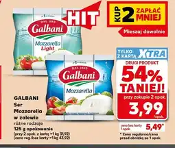 Kaufland Ser mozzarella w zalewie Light Galbani oferta