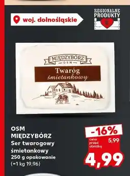 Kaufland Ser twarogowy śmietankowy OSM Międzybórz oferta