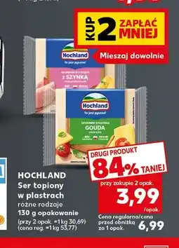 Kaufland Ser topiony w plastrach z szynką Hochland oferta