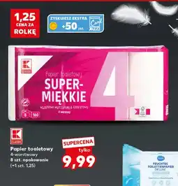 Kaufland Papier toaletowy 4-warstwowy K-Classic oferta