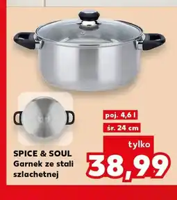 Kaufland Garnek ze stali szlachetnej Spice & Soul oferta