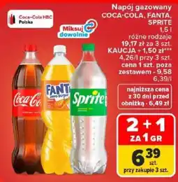 Carrefour Napój gazowany COCA-COLA, FANTA, SPRITE oferta