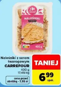 Carrefour Naleśniki z serem twarogowym Carrefour oferta