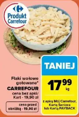 Carrefour Flaki wołowe gotowane CARREFOUR oferta