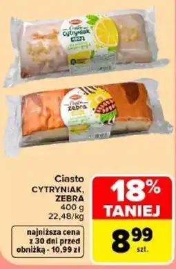 Carrefour Ciasto Zebra oferta