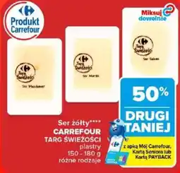 Carrefour Ser żółty Carrefour targ świeżości oferta