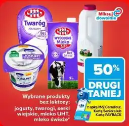 Carrefour Mleko Wydajone Mleko oferta