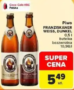 Carrefour Piwo Franziskaner Weiss, Dunkel oferta