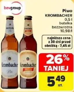 Carrefour Piwo Krombacher oferta