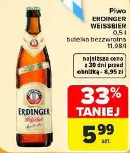 Carrefour Piwo Erdinger Weissbier oferta