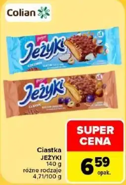 Carrefour Ciastka JEŻYKI oferta