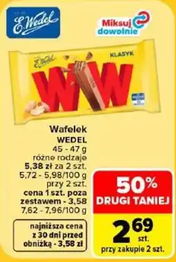 Carrefour Wafelek WEDEL oferta