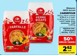 Carrefour Makaron 100% durum CARREFOUR oferta