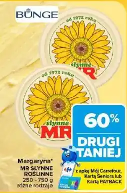 Carrefour Margaryna mr słynne roślinne oferta