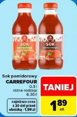 Carrefour Sok pomidorowy Carrefour oferta