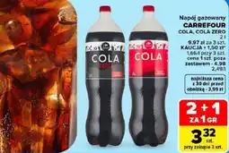 Carrefour Napój gazowany carrefour cola, cola zero oferta