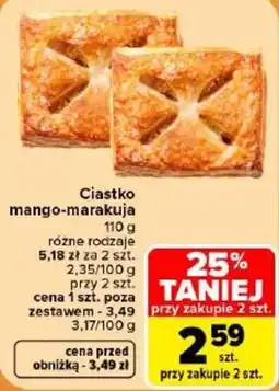 Carrefour Ciastko mango-marakuja oferta