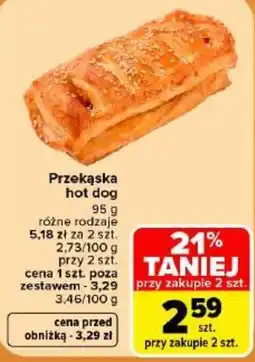 Carrefour Przekąska hot dog oferta