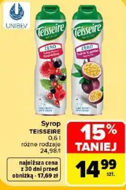 Carrefour Syrop TEISSEIRE oferta