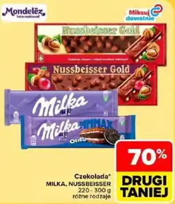 Carrefour Czekolada milka, nussbeisser oferta