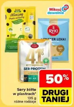 Carrefour Sery żółte w plastrach oferta
