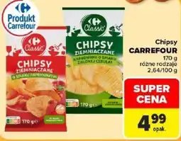 Carrefour Chipsy Ziemniaczane Classic oferta