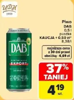 Carrefour Piwo DAB Export oferta