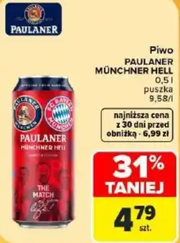Carrefour Piwo Paulaner Münchner Hell oferta