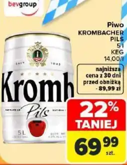 Carrefour Piwo Krombacher Pils oferta