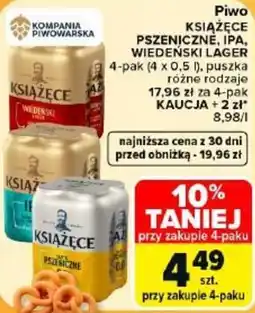 Carrefour Piwo Książęce oferta