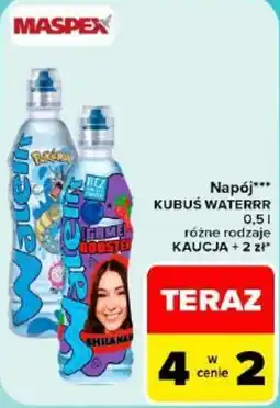 Carrefour Napój KUBUŚ WATERRR oferta