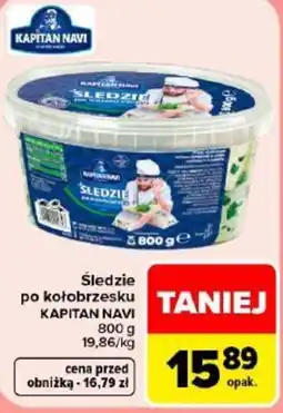 Carrefour Śledzie po kołobrzesku Kapitan Navi oferta