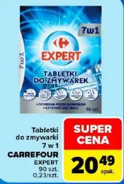 Carrefour Tabletki do zmywarki 7 w 1 Carrefour Expert oferta