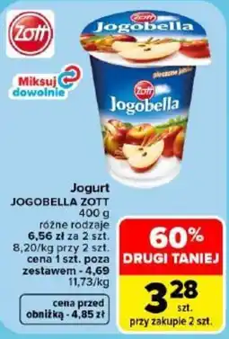 Carrefour Jogurt Jogobella Zott oferta