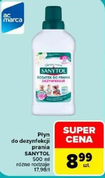 Carrefour Płyn do dezynfekcji prania SANYTOL oferta
