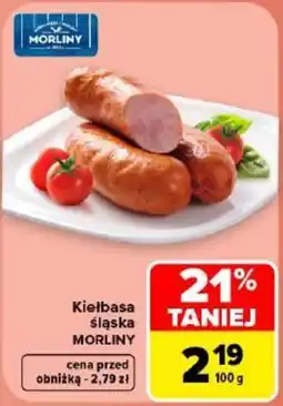 Carrefour Kiełbasa śląska Morlina oferta