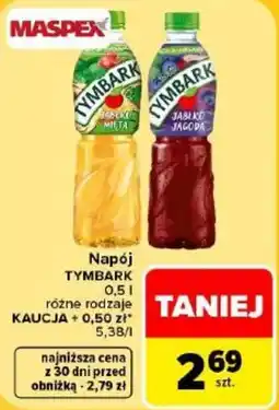 Carrefour Napój TYMBARK oferta