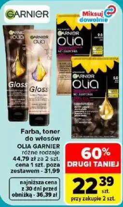Carrefour Farba, toner do włosów OLIA GARNIER oferta