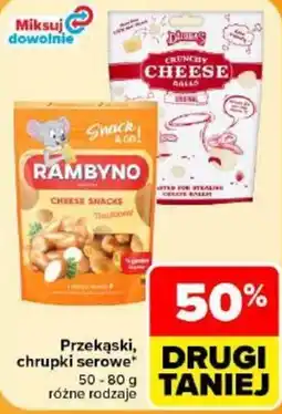 Carrefour Przekąski, chrupki serowe oferta