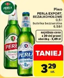 Carrefour Piwo PERŁA EXPORT BEZALKOHOLOWE oferta