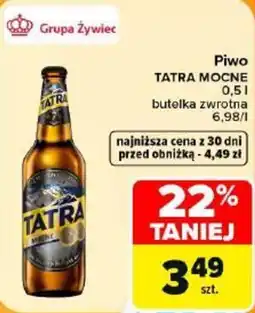 Carrefour Piwo TATRA MOCNE oferta