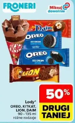 Carrefour Lody oreo, kitkat, lion, daim oferta