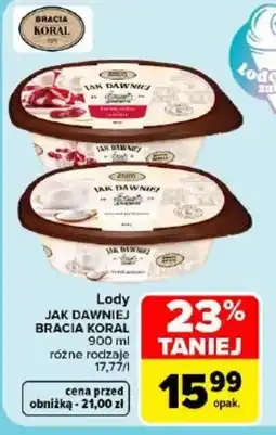 Carrefour Lody Jak Dawniej Bracia Koral oferta
