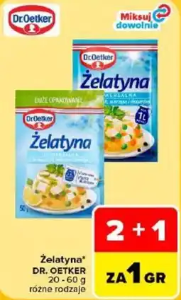 Carrefour Żelatyna Dr. Oetker oferta