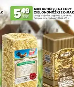 Stokrotka Market Makaron z jaj kury zielononóżki EK-MAK oferta