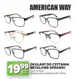 Stokrotka Market Okulary do czytania metalowe oprawki oferta