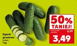 Kaufland Ogórki gruntowe luzem 1 kg oferta