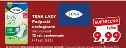Kaufland TENA LADY Podpaski urologiczne slim normal 12 szt. opakowanie oferta